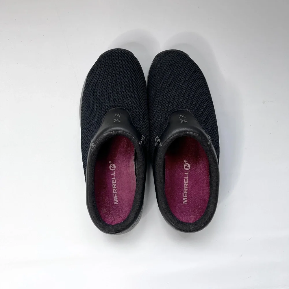 Merrell Encore Breeze Black Mesh Clog Slip On - Picture 8 of 8